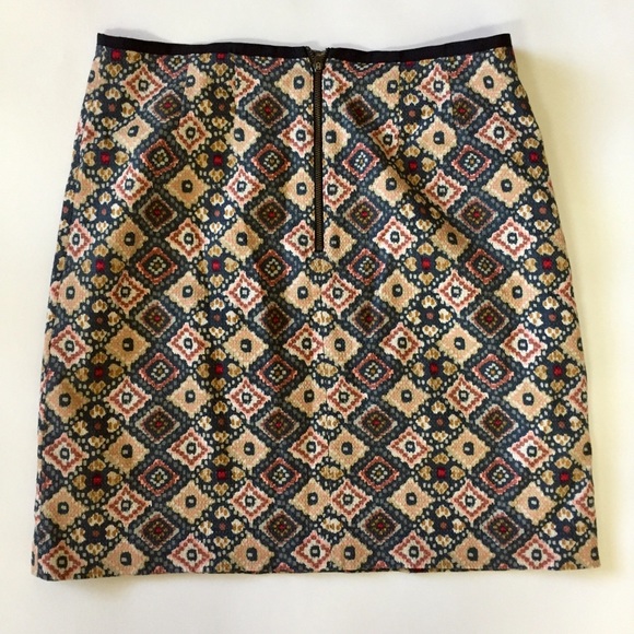 Ann Taylor Multi Color Skirt Size 10 - Picture 2 of 6
